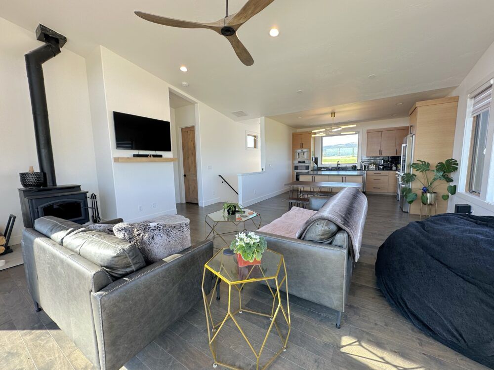 When you aren't out adventuring, enjoy your time relaxing in this gorgeous space with a wonderful open layout to enjoy the company of friends and family.