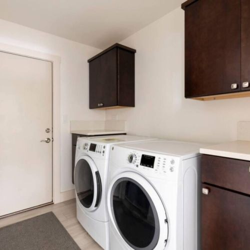 In case your day of skiing or hiking has your clothes in need of cleaning, we have a washer and dryer on-site, and we even provide detergent!