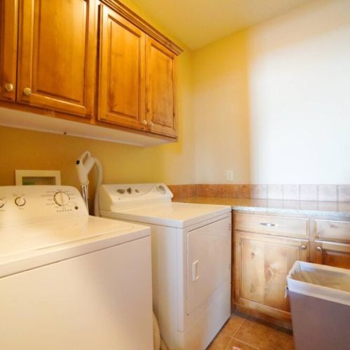 In case your day of skiing or hiking as your clothes in need of cleaning, we have a washer and dryer on-site, and we even provide detergent!