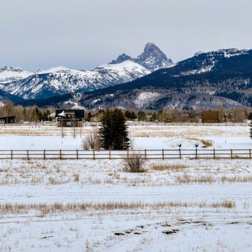 You'll enjoy unrivaled views of the Tetons.