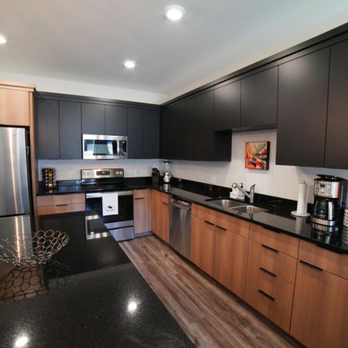 Prepare a meal for the whole group using this well-appointed kitchen.