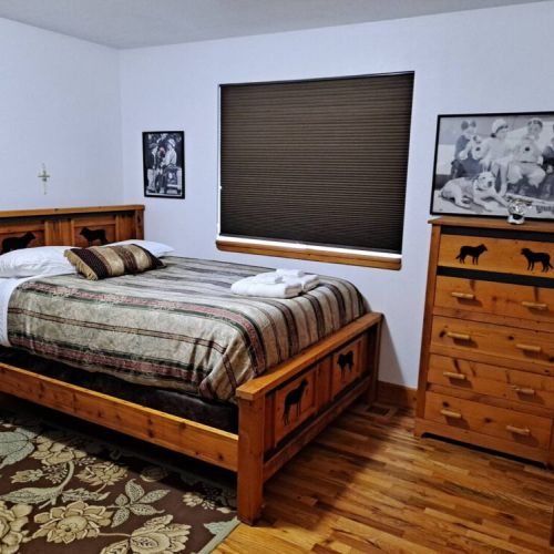 Bedroom #3 features a twin-over-twin bunk and a queen bed.