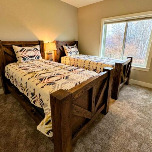 Bedroom #3 has two twin XL beds — perfect for kids!