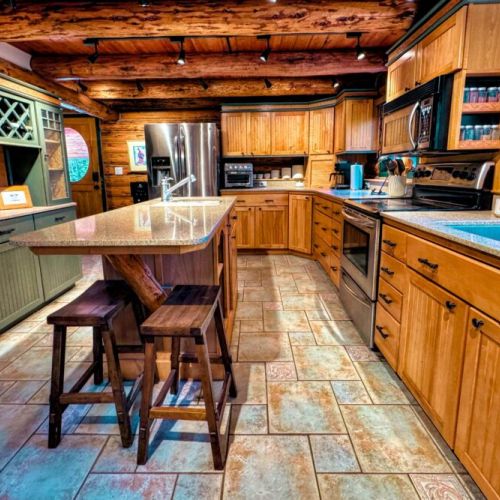 The kitchen is fully stocked — it is a breeze preparing any meal.