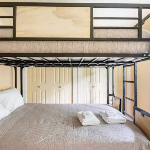 Bedroom #2 has a Full XL-over-Full XL bunk so even a full-sized adult has enough room!