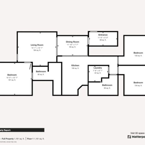 Check out the floor plan for the condo! (Dimensions and square footage are approximations.)