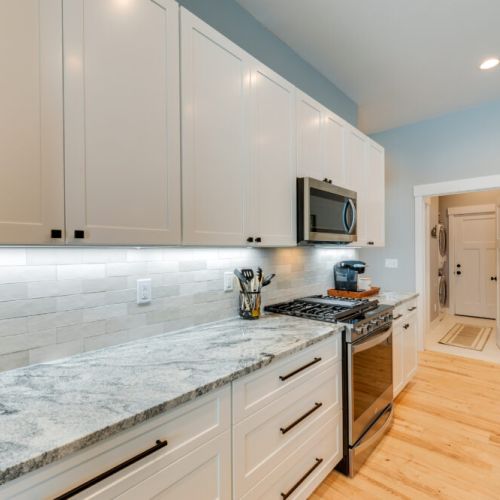 This kitchen has everything you'll need to whip up a meal for the whole group.