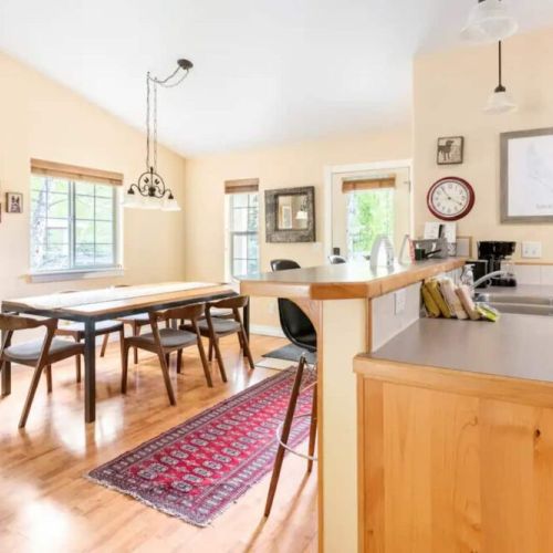This thoughtfully designed space ensures you are always part of the fun.