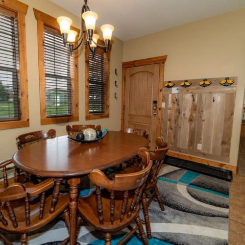 The other two bedrooms are located in the other wing of the condo.