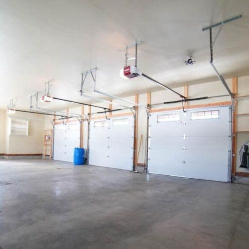 Store your vehicles, gear, or other items in this enormous three-car garage!