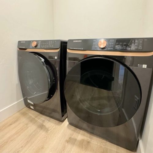 In case your day of skiing or hiking means your clothes are in need of cleaning, we have a washer and dryer on-site, and we even provide detergent!